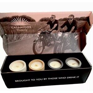 Casamigos Candle Set George Clooney Tequila Brand Concrete Candles Set Of 4
